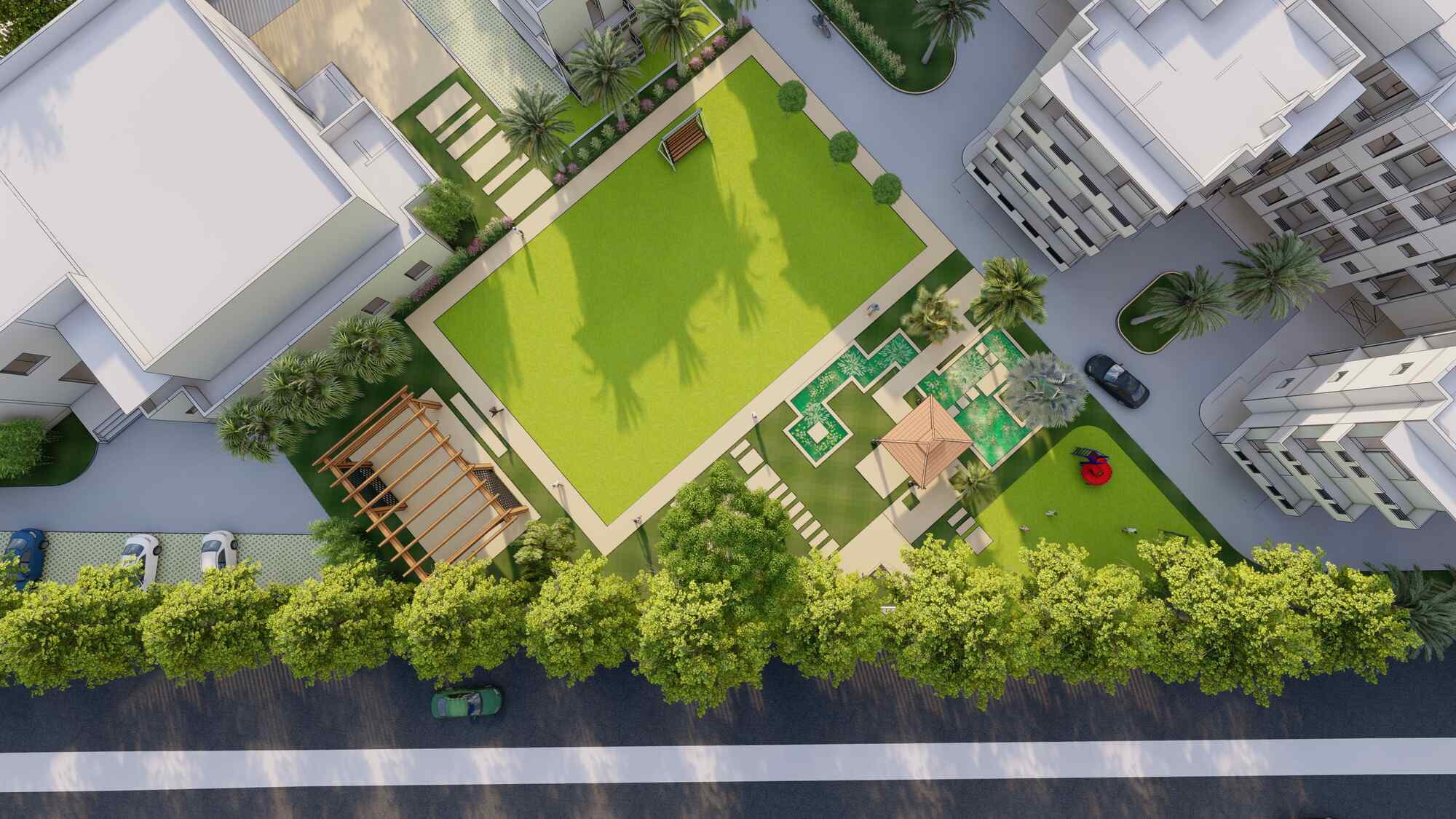Group Housing, Bikaner landscape project