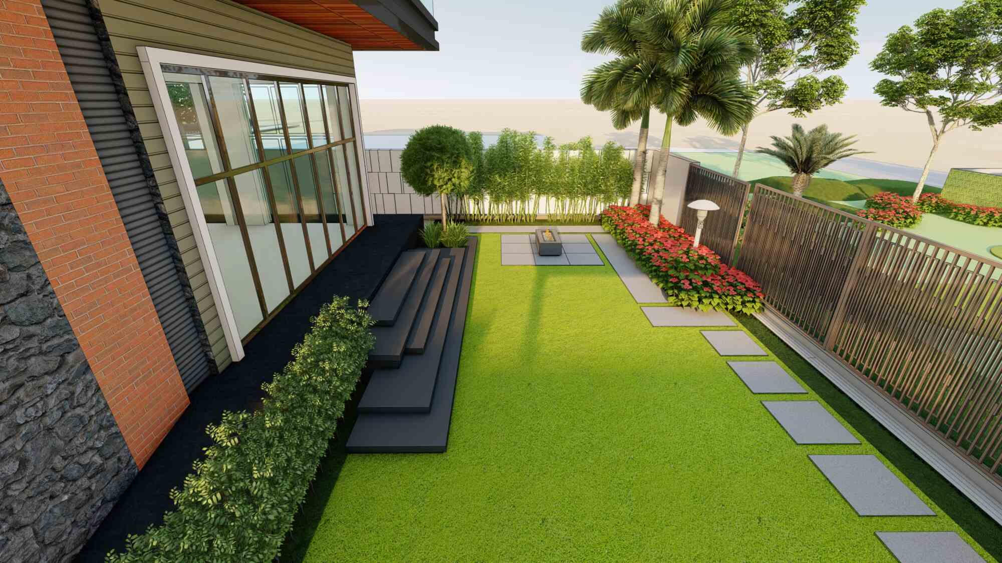 Jalan Bungalow, Lucknow landscape project