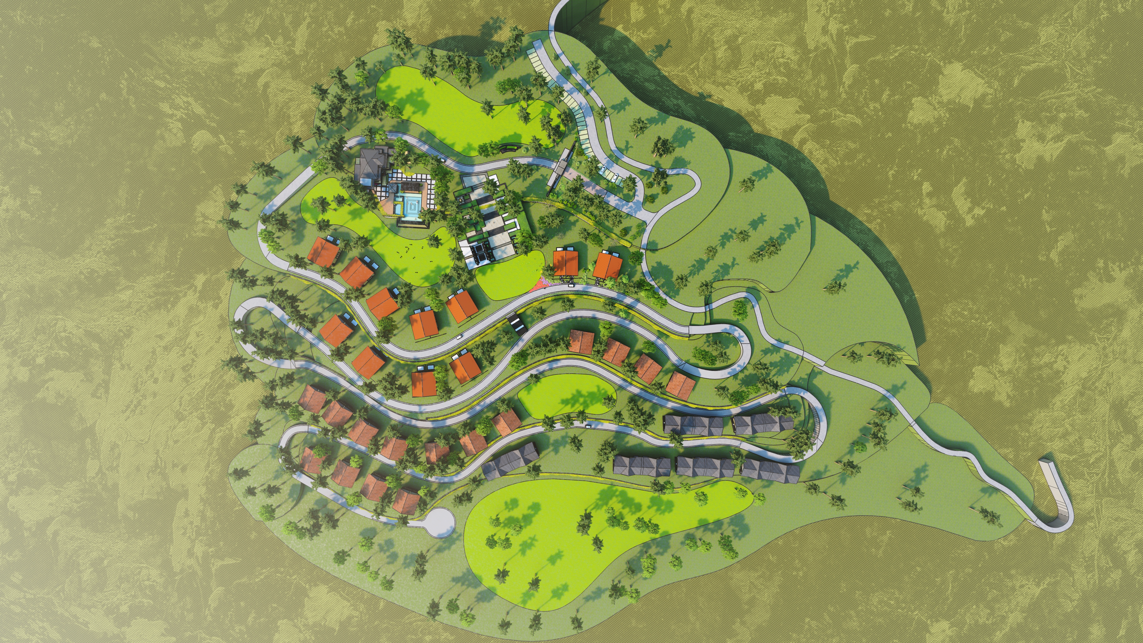 Tatvam Villa, Nanital landscape project