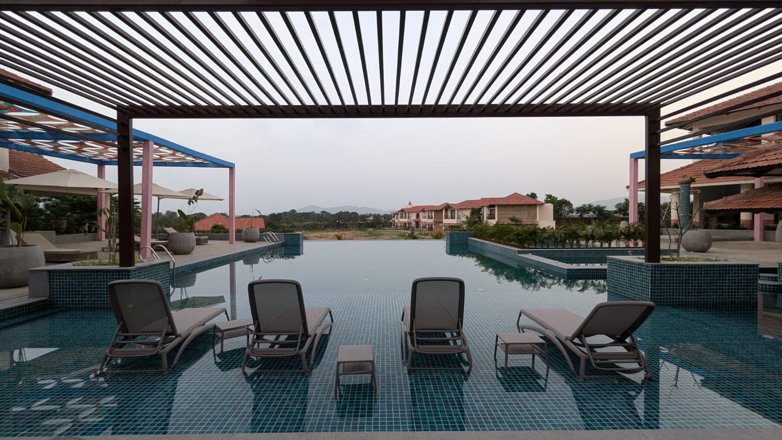 Ecoresort landscape project with swimming pool